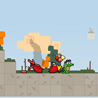  Гра Класний Крокодил і Пташка - грай онлайн безкоштовно!! 