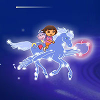  Гра Даша літає на чарівному коні: грай безкоштовно онлайн!! 