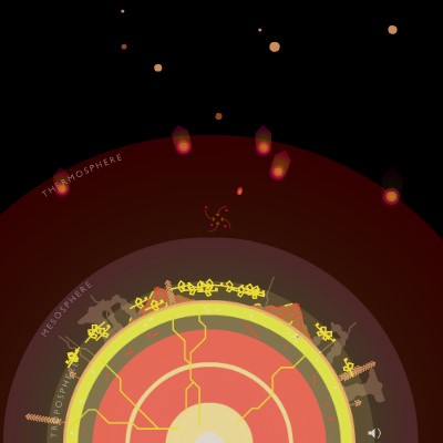 Гра Атака планети з космосу: Сильний метеори