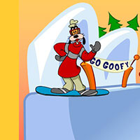  Гра Дісней: Гуфі на сноуборді! 