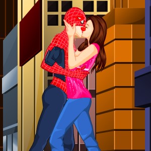 Гра Людина-Павук Цілується з Дівчиною