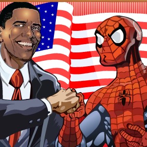 Гра Людина-Павук: Пазл з Обамою