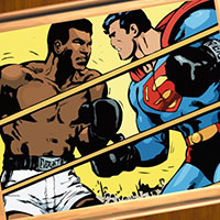  Гра Супермен: Бокс Пазл! 