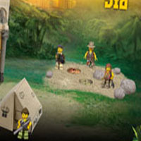  Гра Лего: Пошук динозаврів!! 