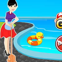  Гра Прибирання басейну: грай безкоштовно онлайн! 