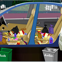 Гра Прибирання в машині: грай безкоштовно онлайн! 