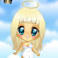 Гра Друзі ангелів: Одягни симпатичного і милого ангела