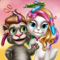 Гра Кішки: Кіт Том і Анджела