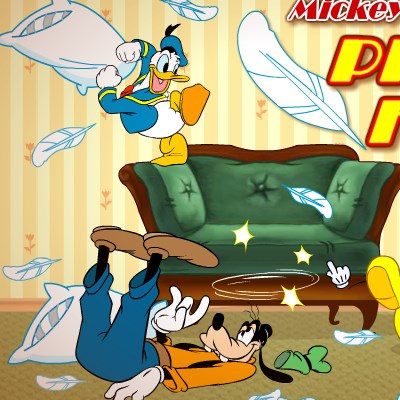 Гра Бійки: Міккі і його друзі боротьба подушками