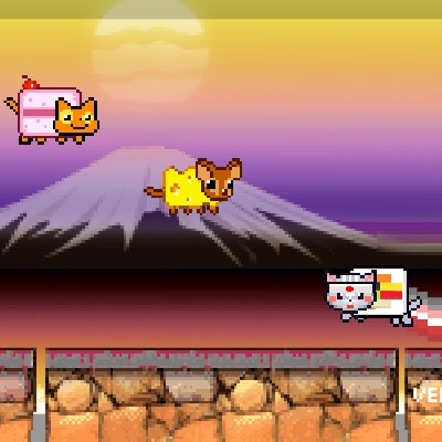 Гра Кішка Нян: Суші боєць