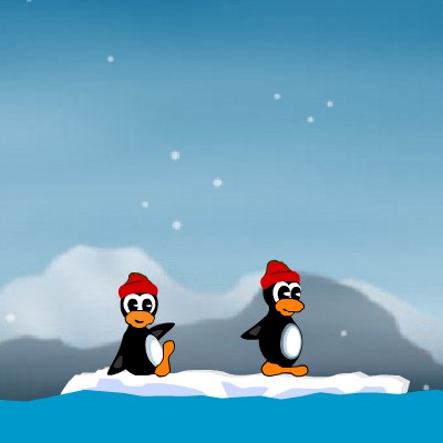 Гра Черв'ячки Пінгвіни: Войнушка за Антарктику
