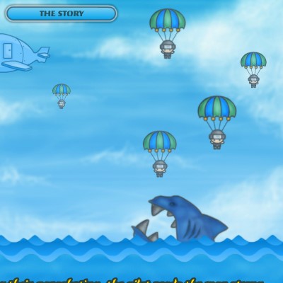Гра порятунок армію від синьої акули