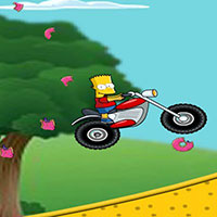  Гра Сімпсони: Барт ганяє на мотоциклі 
