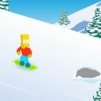  Гра Сімпсони катаються на сноуборді 