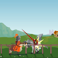 Гра Турнір Лицарів зі списами на конях