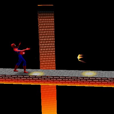 Гра Людина-Павук на двох: Бійки