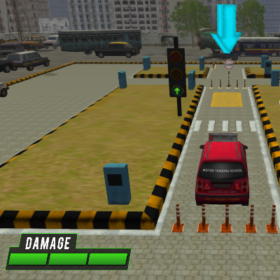 Гра Машина: Тест на Водіння 3Д