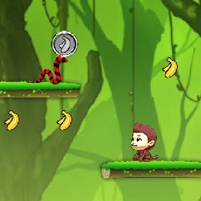 Гра Платформер: Мавпа і Банани