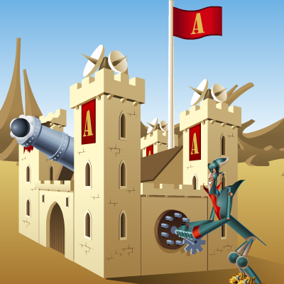 Гра Руйнування Замків: Обмін Пострілами
