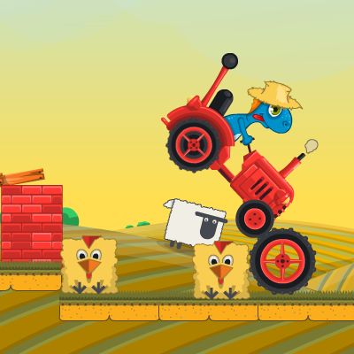 Гра Гонка на Тракторах: Кукурудзяні Поля